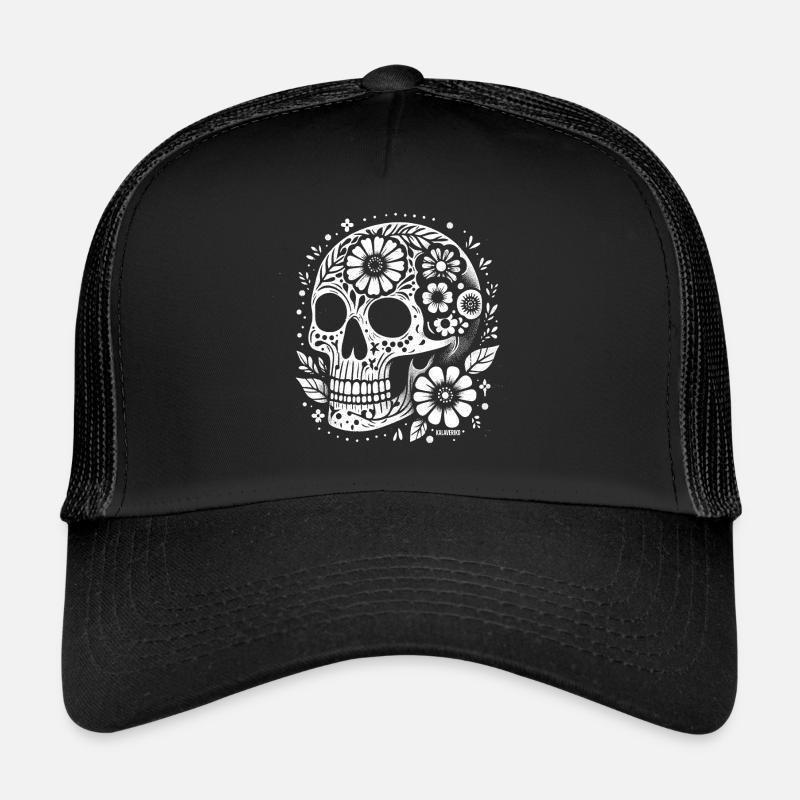 Mexican Skull Trucker Cap