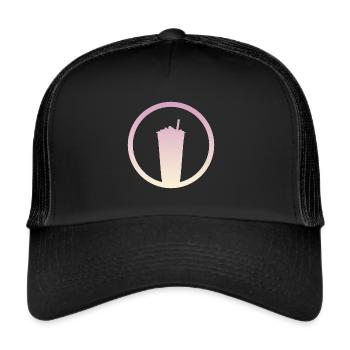 Bubble Bubble Tea Boba - Trucker Cap - black/black - Front
