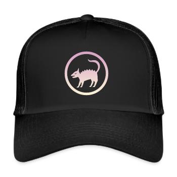 Mythical creatures Mythical Unicorn - Trucker Cap - black/black - Front