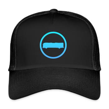 Bus Transport Bus Driver - Trucker Cap - black/black - Front
