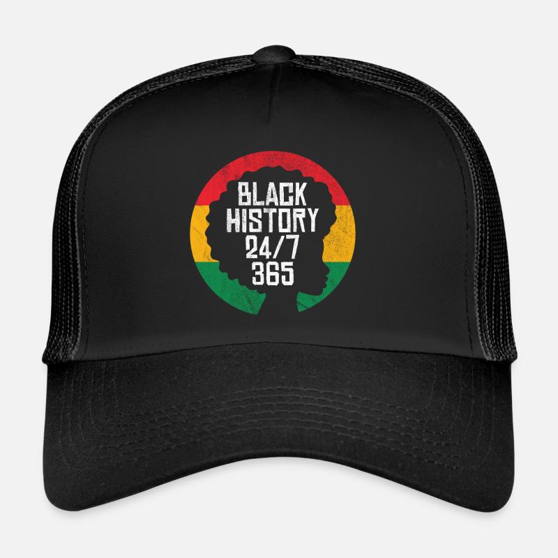 Schwarze Geschichte 247 365 Trucker Cap