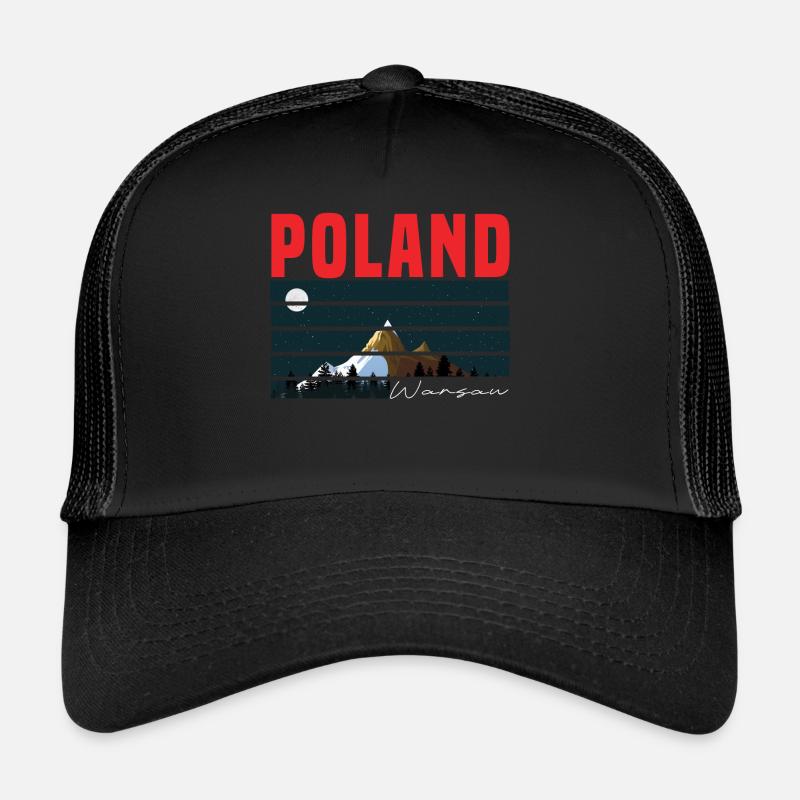 poland warsaw Trucker Cap