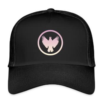 Cockatoos Cockatoo Bird - Trucker Cap - black/black - Front