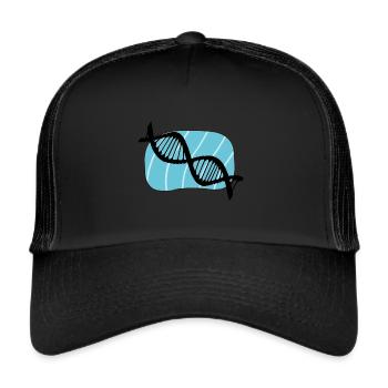 Biologie Zoologie Biologiste - Casquette trucker  - noir/noir - Devant