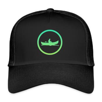 Kayak Kayak White Water - Trucker Cap - black/black - Front