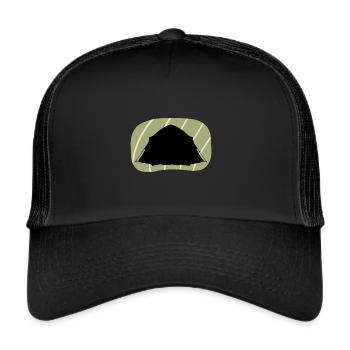 Camper Tent Camper - Trucker Cap - black/black - Front