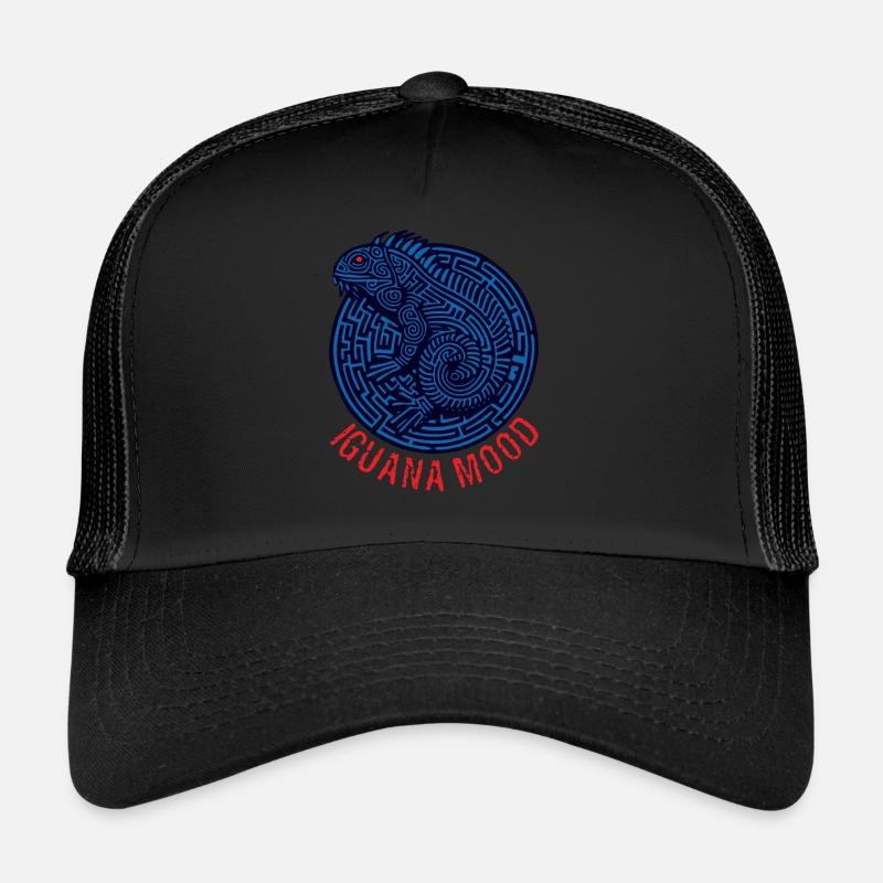 Iguana Mood - Trucker Cap - black/black