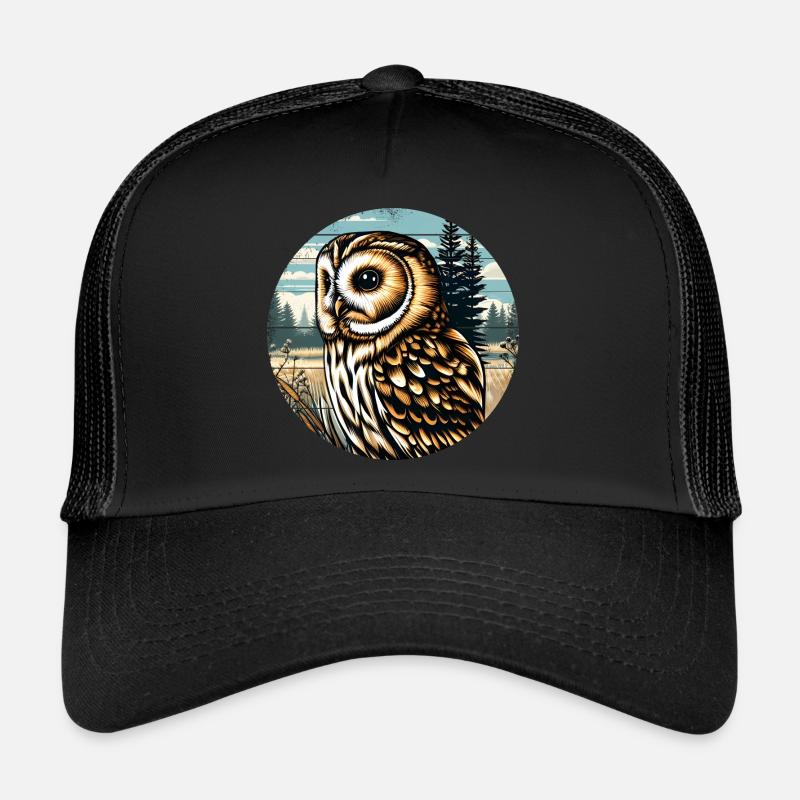 Waldkauz Eule Vogel Greifvogel Trucker Cap