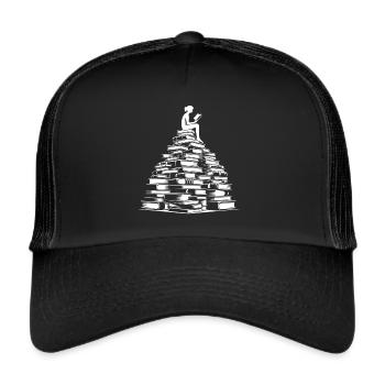 Pleasure in reading - Trucker Cap - black/black - Front