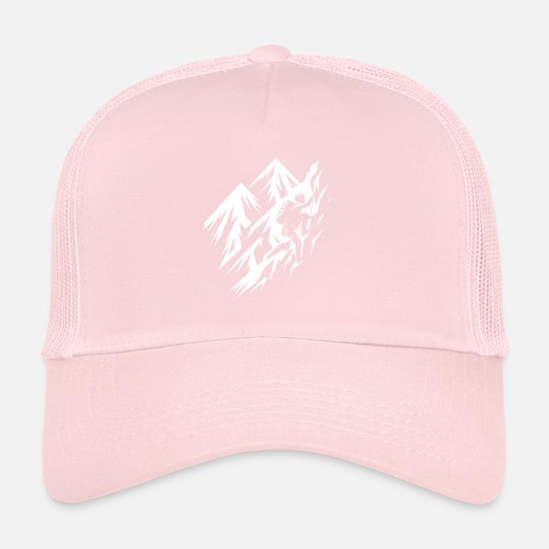 Grimpeurs sur la paroi rocheuse Casquette trucker 