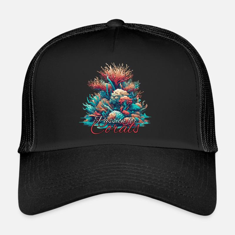 Passion pour le cadeau corail Casquette trucker 