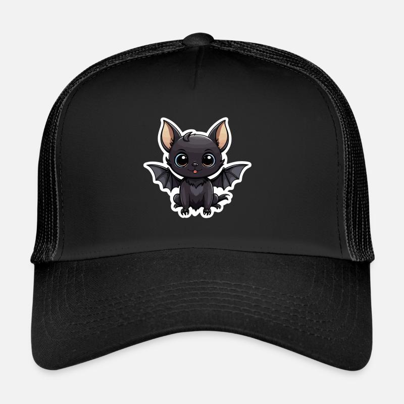 Bat Cute Illustration Trucker Cap