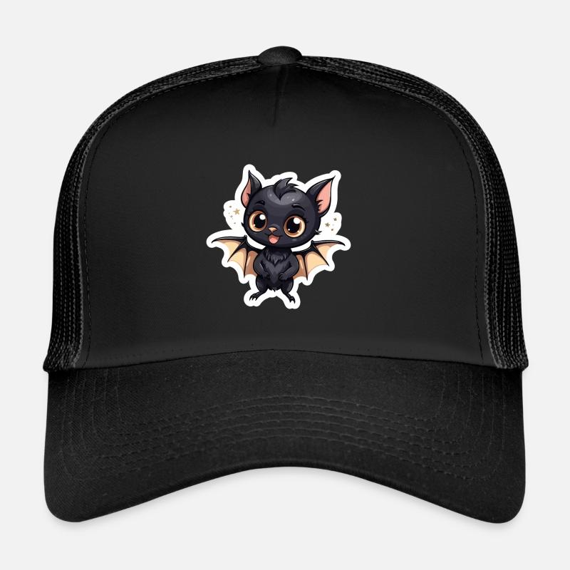 Bat Cute Illustration Trucker Cap