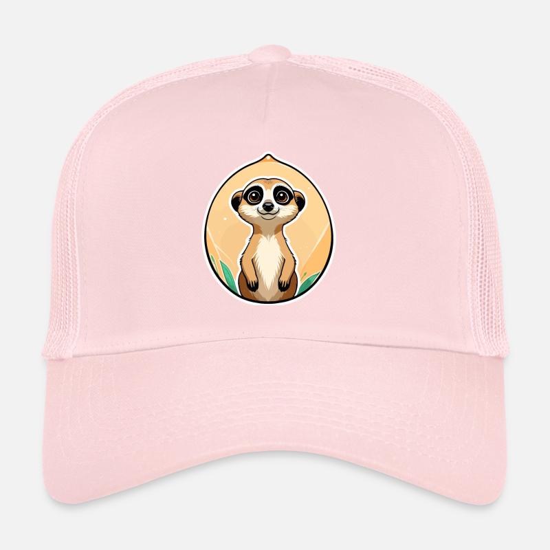 Suricate Illustration Mignonne Casquette trucker 