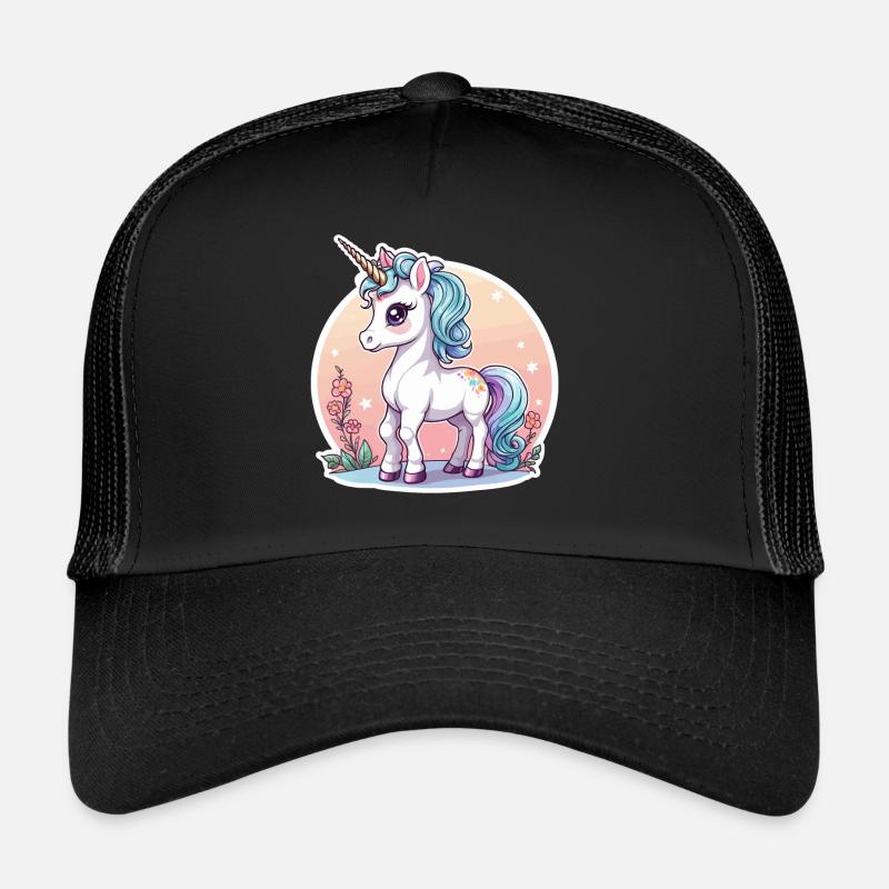 Unicorn Illustration Trucker Cap