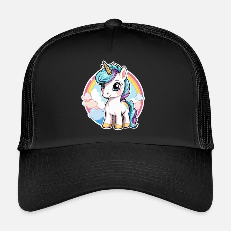 Unicorn Illustration Trucker Cap