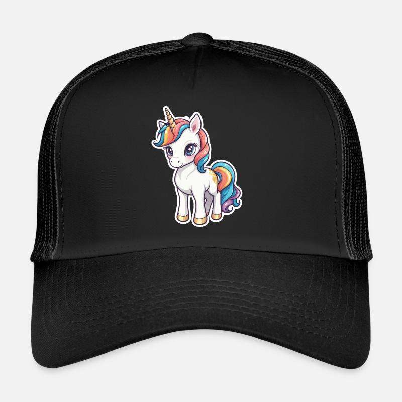 Unicorn Illustration Trucker Cap