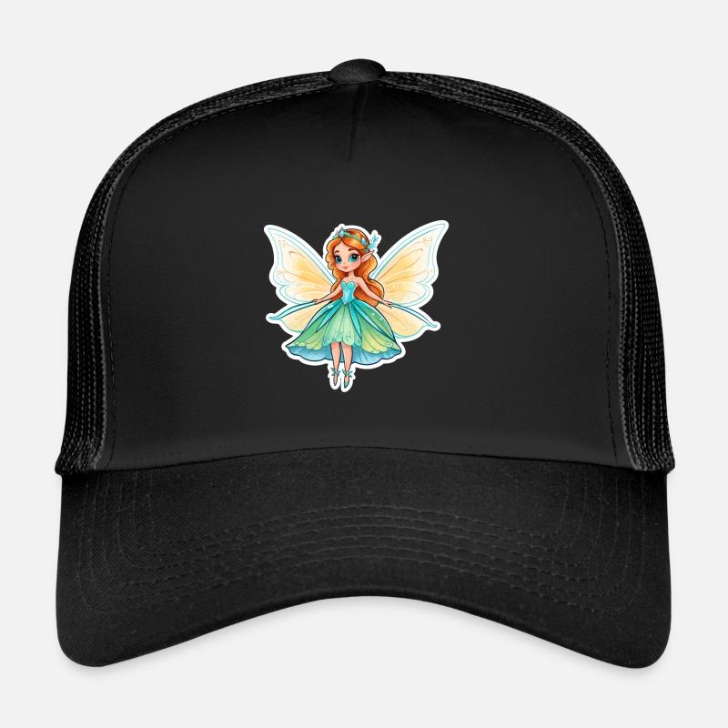 Fairy Fantasy Illustration Trucker Cap