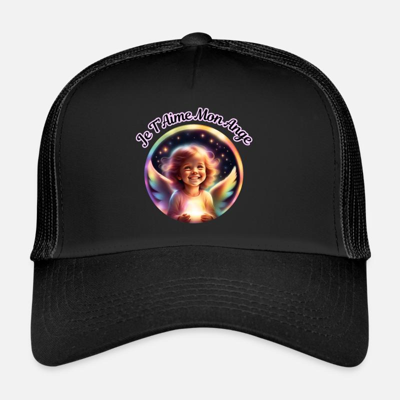 Ich liebe dich, mein Engel 2 - Trucker Cap - Schwarz/Schwarz