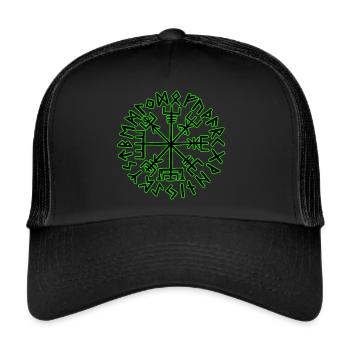 Viking Compass Vegvisir - Trucker Cap - black/black - Front