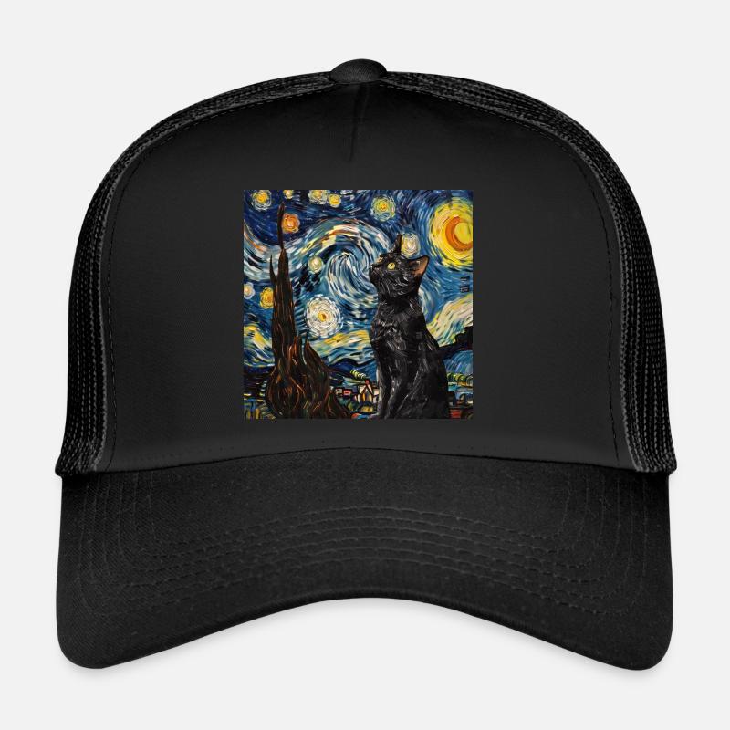 Cat, Cat Motif Trucker Cap