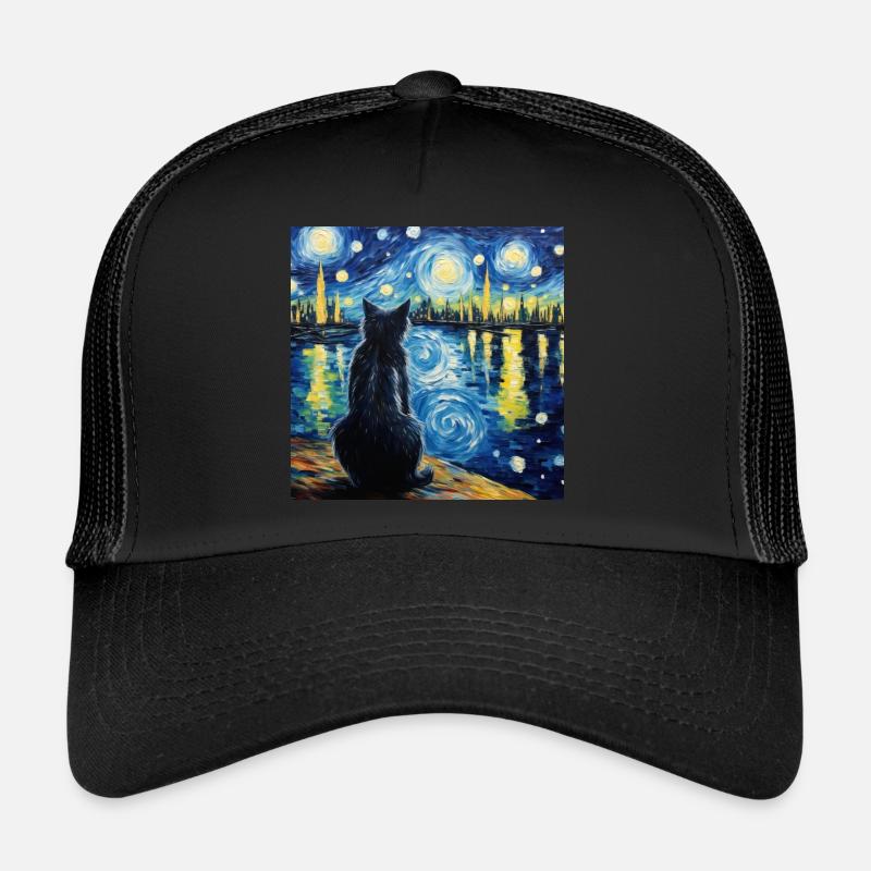 Chat, Motif De Chat Casquette trucker 