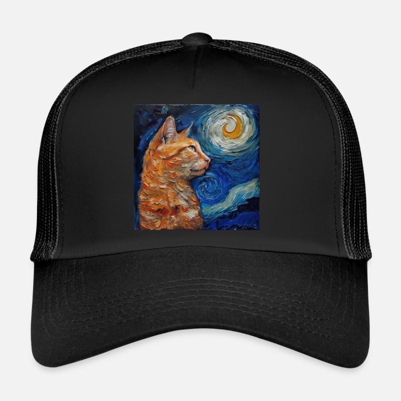 Cat, Cat Motif Trucker Cap