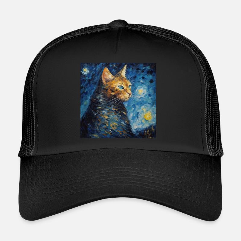Cat, Cat Motif Trucker Cap