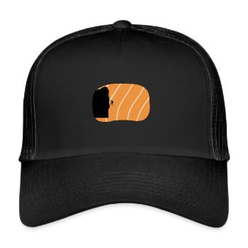 Klettern Alpinismus Alpinist - Trucker Cap - Schwarz/Schwarz - Vorne