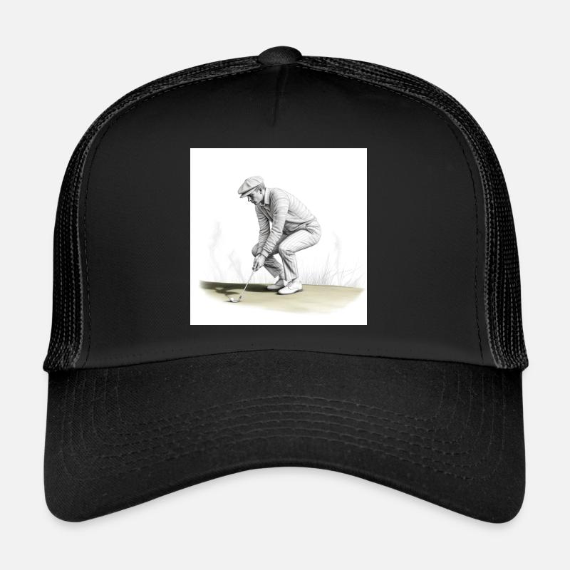Golfeur avec -club Casquette trucker 