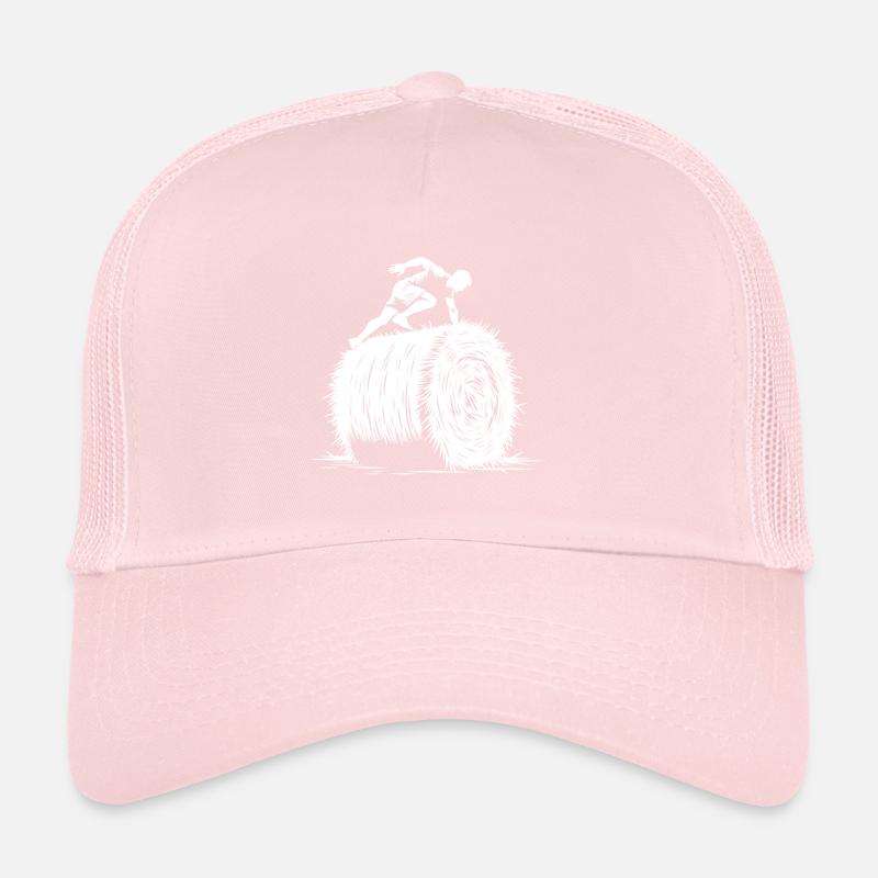 Modderlauf: Jump over the straw bale Trucker Cap