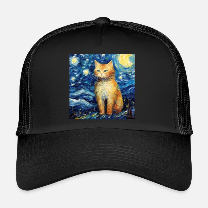 Chat, Motif De Chat Casquette trucker 