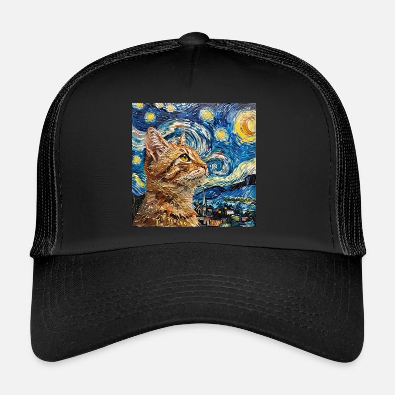 Chat, Motif De Chat Casquette trucker 