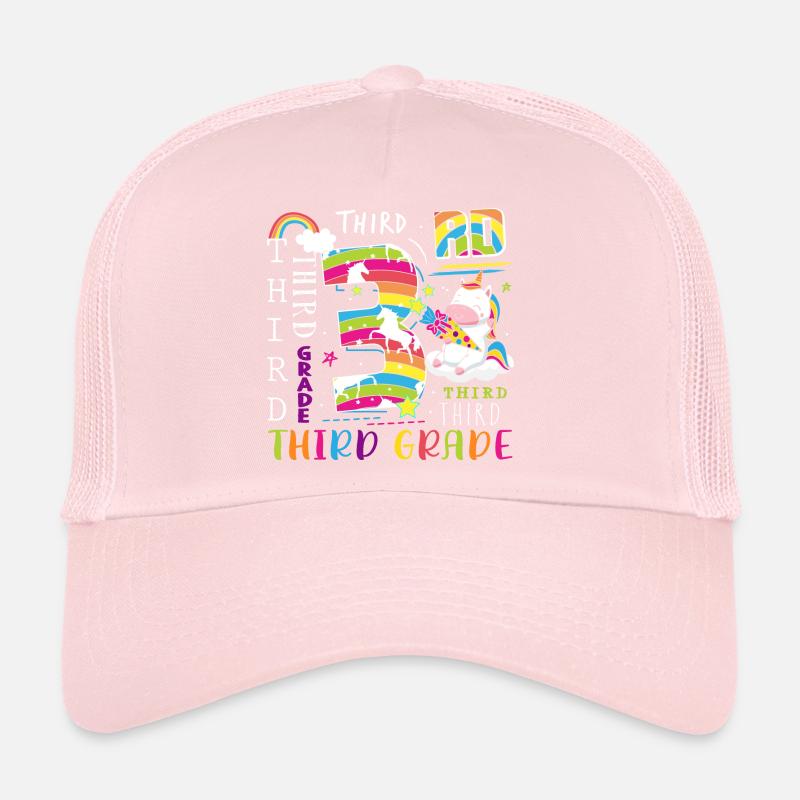 Écolier licorne de 3e année Casquette trucker 