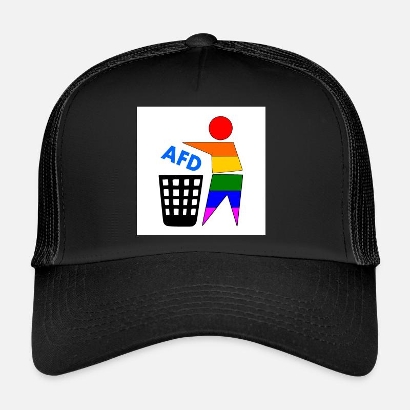 halte deine umwelt sauber - fck afd Trucker Cap