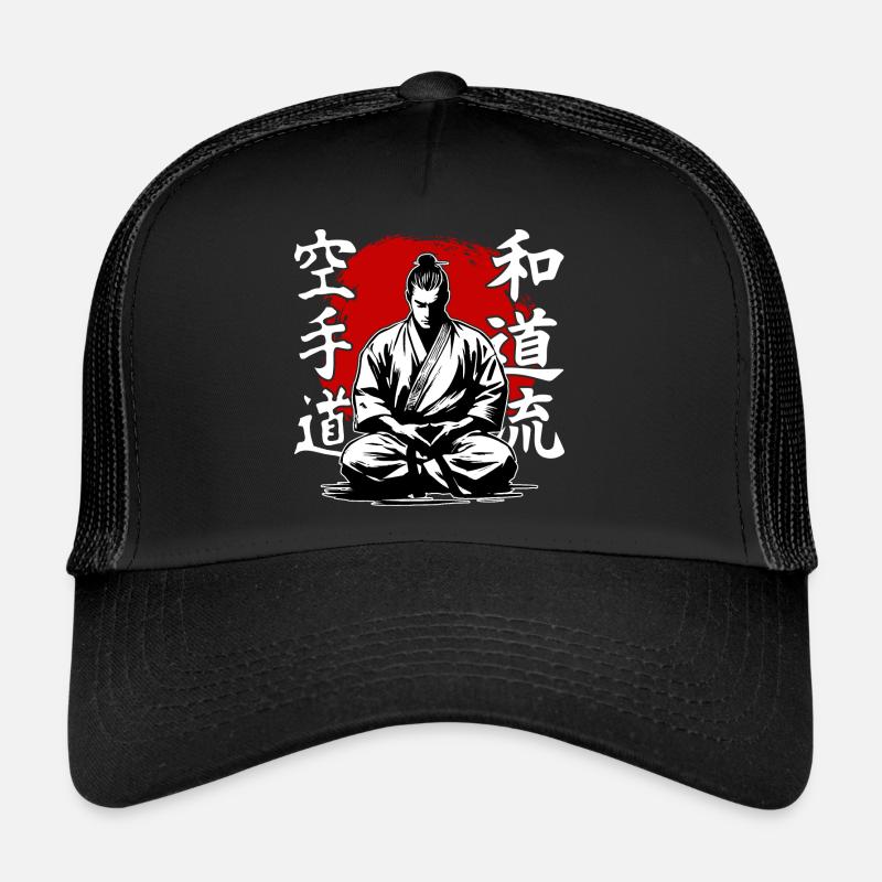 Style d’arts martiaux de karaté samouraï Wado Ryu Casquette trucker 
