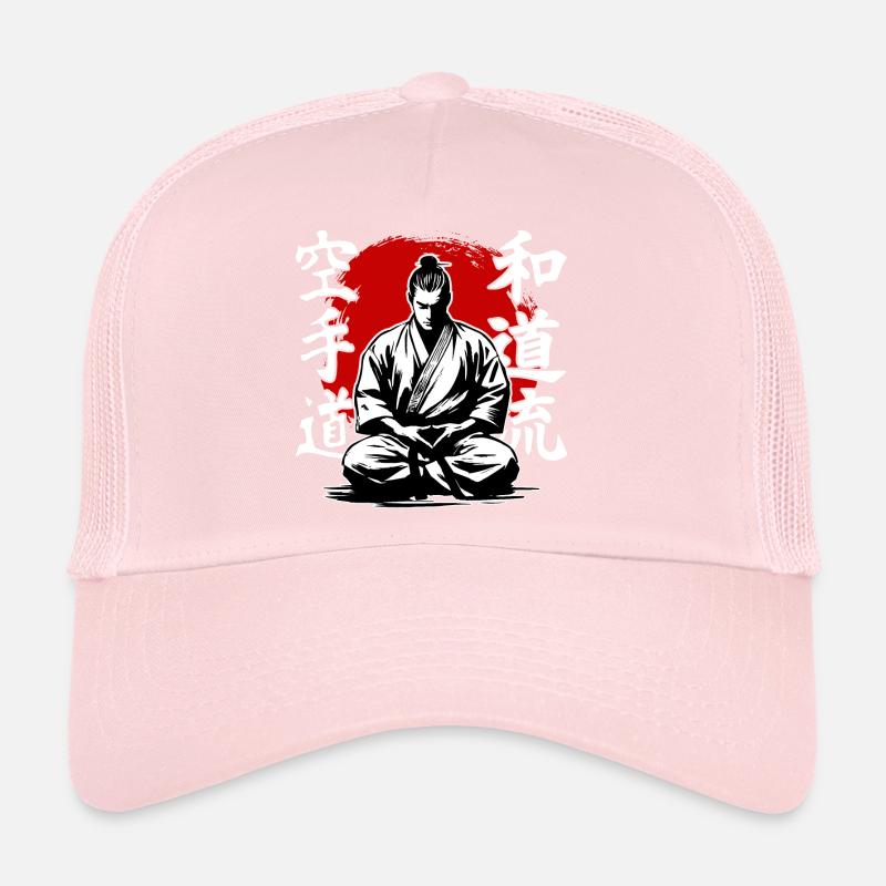 Samurai Wado Ryu Karate Martial Arts Style Trucker Cap