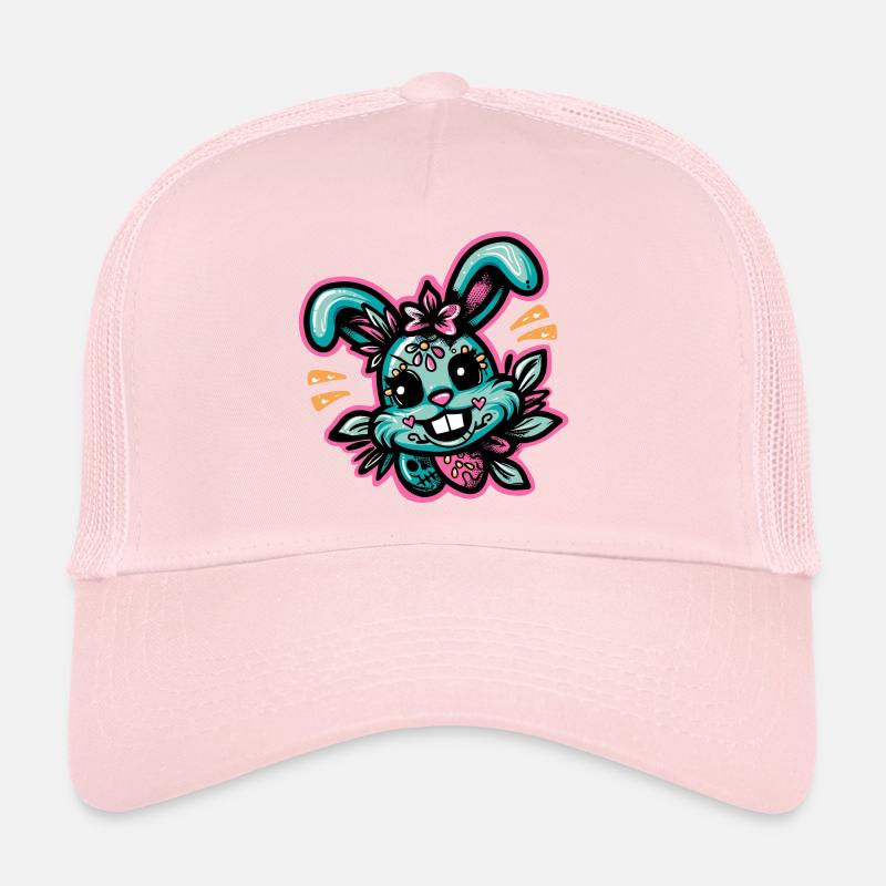 Freaky Bunny - Hase en néon Casquette trucker 