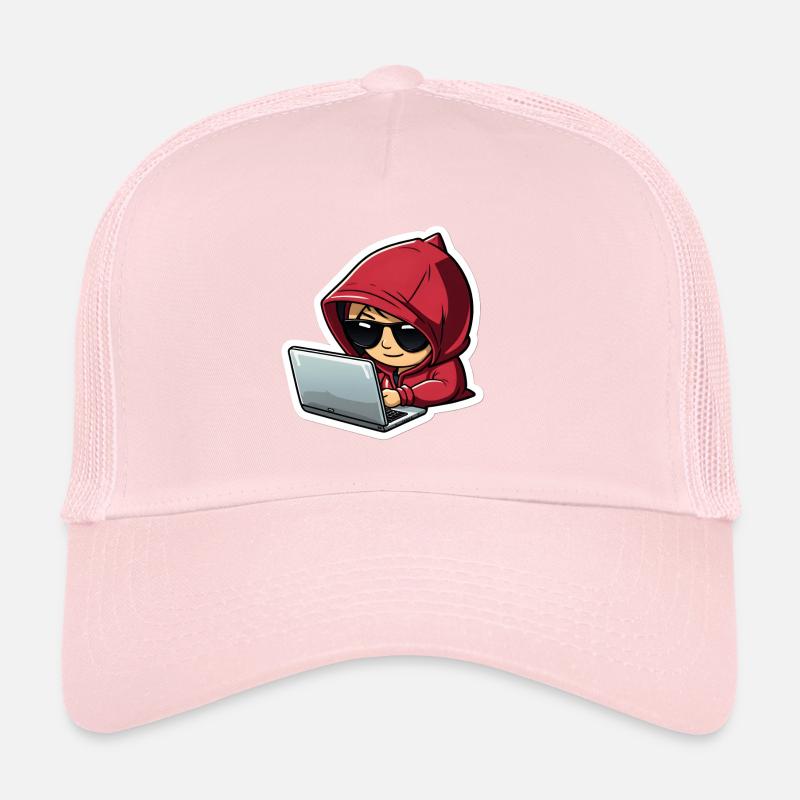 Female hacker Trucker Cap