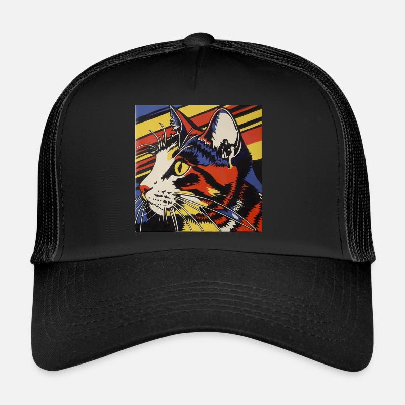 Cat, Cat Motif Trucker Cap