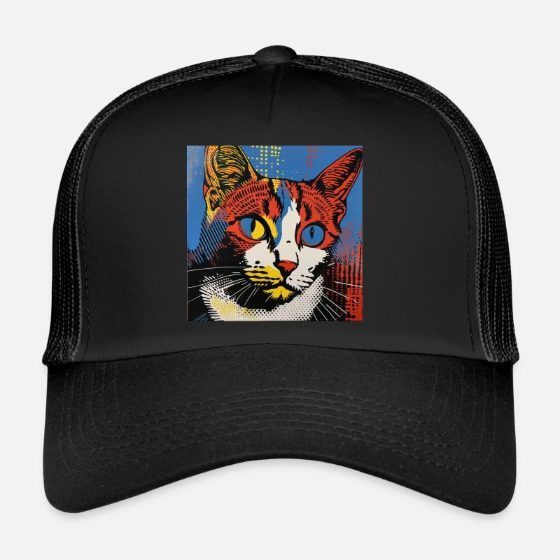 Cat, Cat Motif Trucker Cap