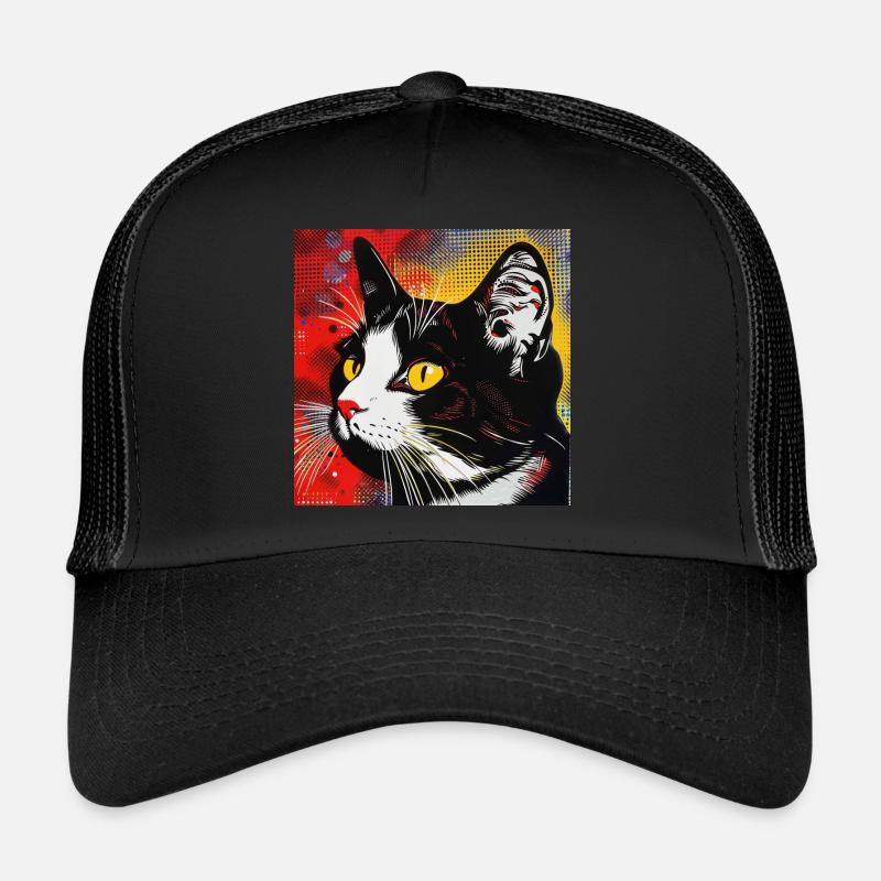 Cat, Cat Motif Trucker Cap