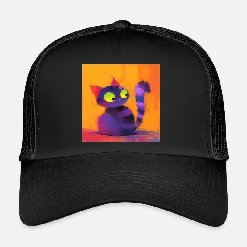 Cat, Cat Motif Trucker Cap
