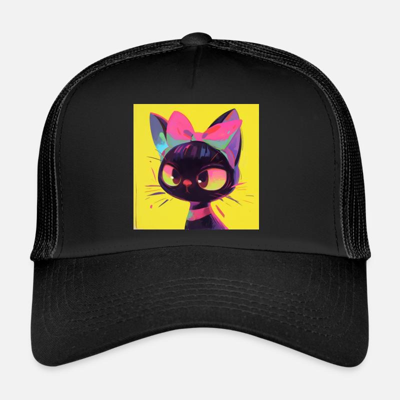 Cat, Cat Motif Trucker Cap