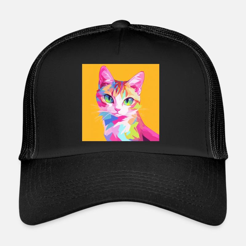 Chat, Motif De Chat Casquette trucker 