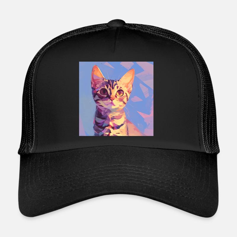 Cat, Cat Motif Trucker Cap