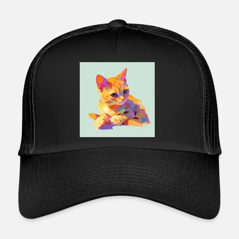 Cat, Cat Motif Trucker Cap