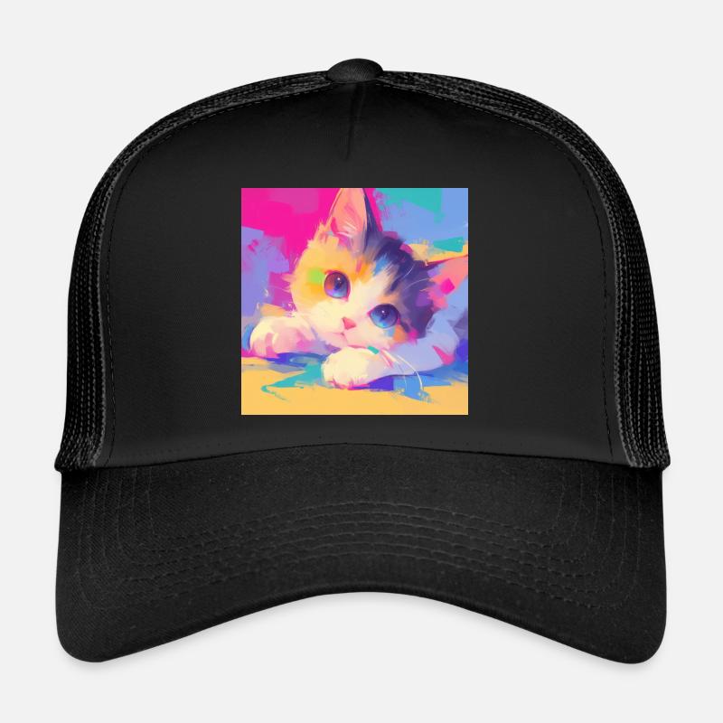 Chat, Motif De Chat Casquette trucker 
