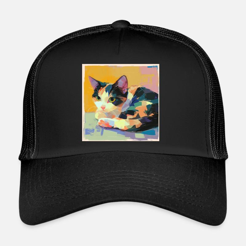 Chat, Motif De Chat Casquette trucker 