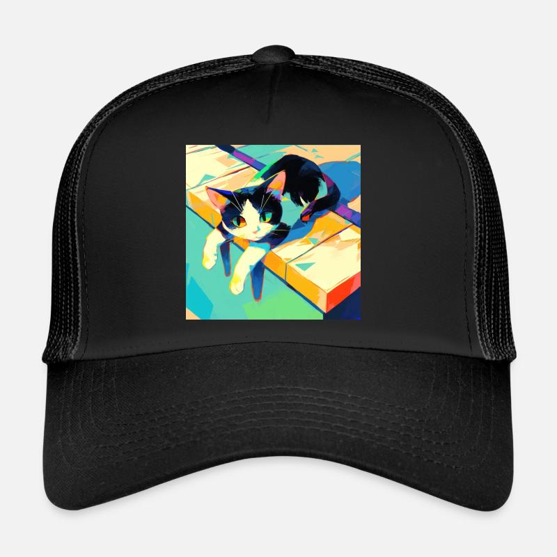 Cat, Cat Motif Trucker Cap